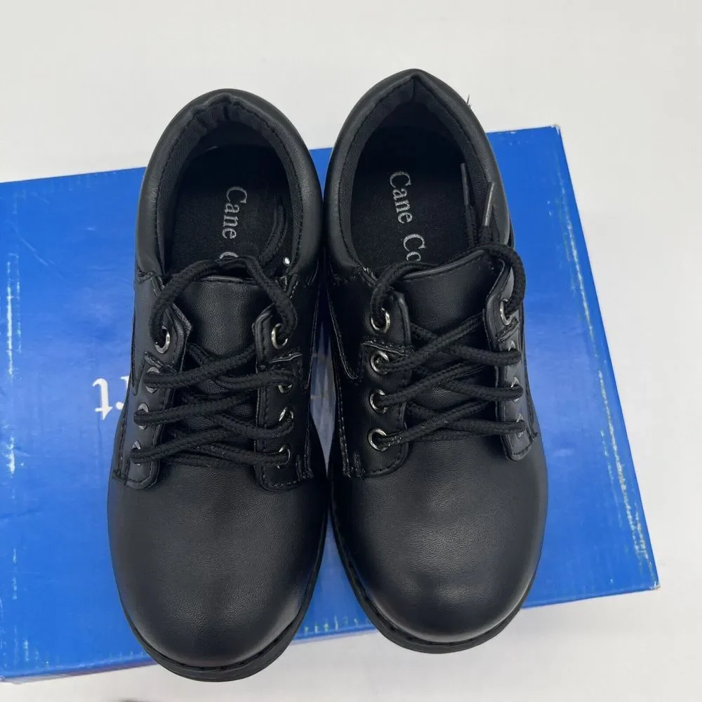 Cane Comfort Little Boys Black Dress Shoes Church School‎ Size 12.5 Read Desc